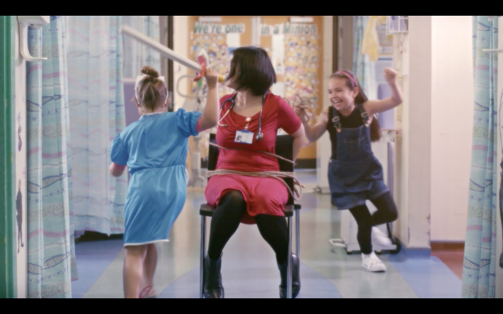 Hospital scene featured in Birmingham's Children Hospital promotional video