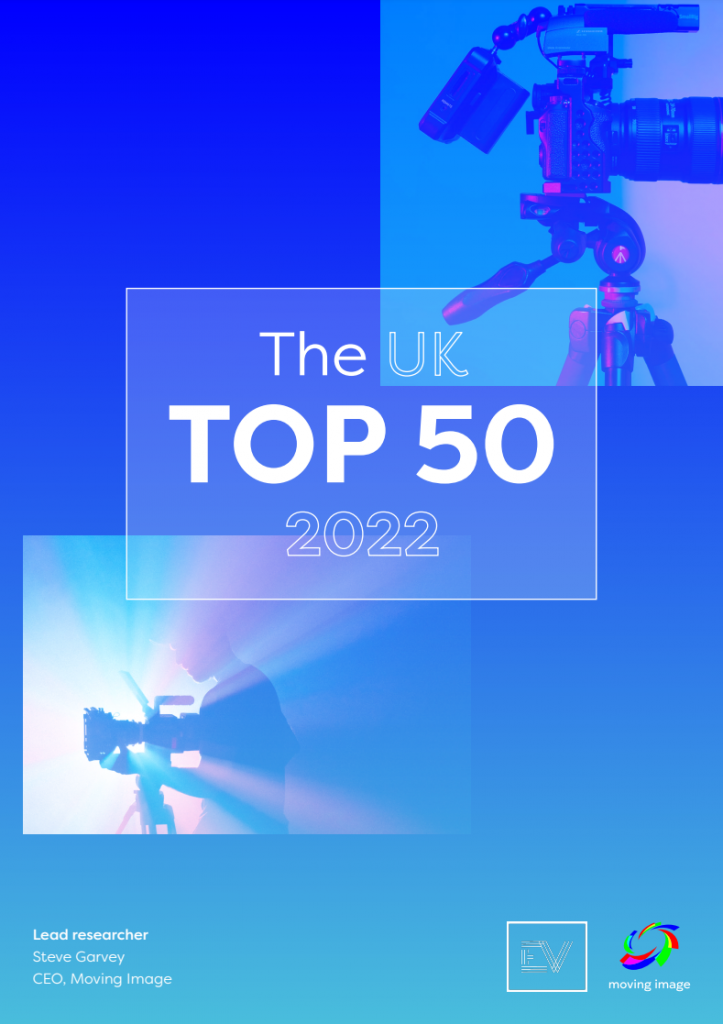 Top 50 Brand and Corporate Film Agency Report where we found out we were the top agency from the South West!